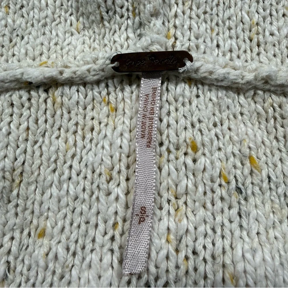 Women’s Free People Baja Babe Hacci Hooded Sweater Size S - Picture 4 of 6